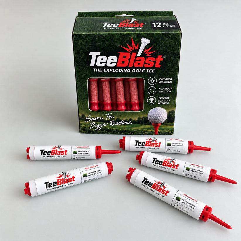 💥 Exploding Golf Tees – 12-Pack for Unforgettable Golf Rounds