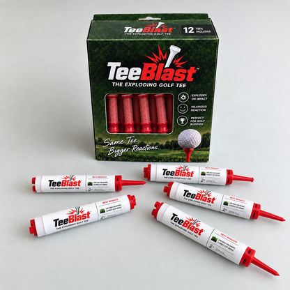💥 Exploding Golf Tees – 12-Pack for Unforgettable Golf Rounds