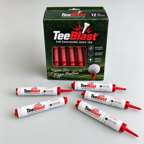 💥 Exploding Golf Tees – 12-Pack for Unforgettable Golf Rounds