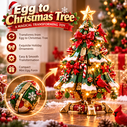 🎄 Egg to Christmas Tree – Magical Transforming Christmas Decoration