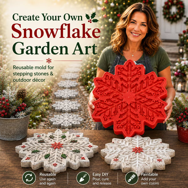 🌻 Reusable Sunflower Stepping Stone Mold!!!