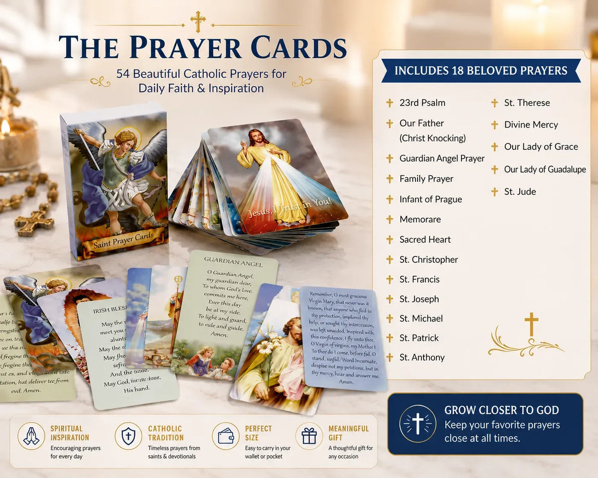 ✝️Catholic Holy Card Holder – Keep Your Favorite Prayer Cards Close