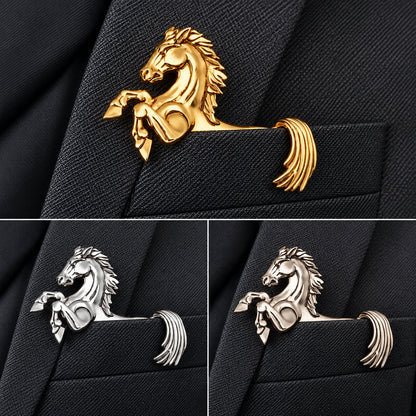 🐊✨ Luxury Sculpted Animal Brooch – Premium Statement Piece for Suits & Blazers