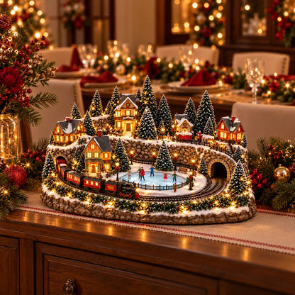 🔥 Lighted & Animated Christmas Village Collection-✨Festive Moving Holiday Display