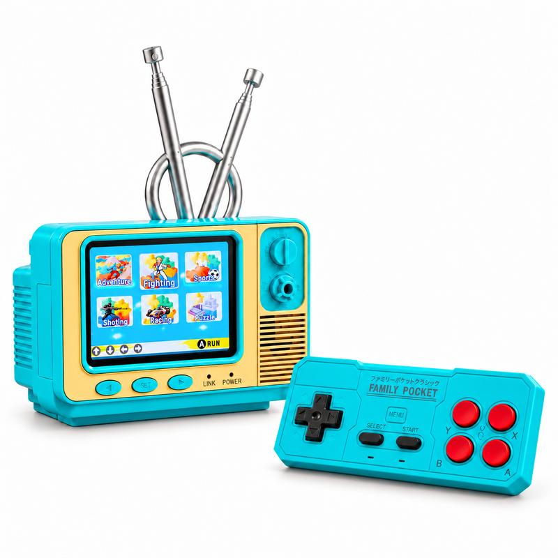 🎮 GV300 Retro Mini TV Game Console – 308 Built-In Games & 2.8-Inch IPS Screen