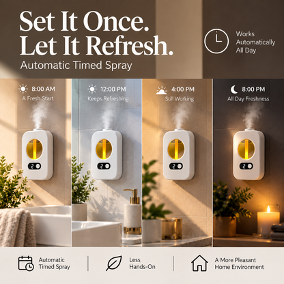 🌹Automatic Fragrance Diffuser — Rechargeable Timed Spray