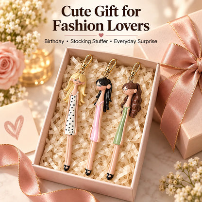 Fashion Girl Doll Bag Charm – Cute Clip-On Purse Accessory ✨