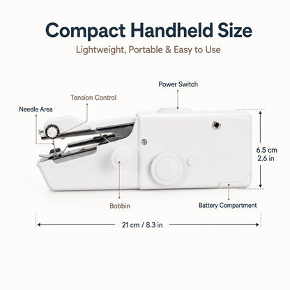 🧵 Portable Handheld Electric Sewing Machine – Quick Fabric Fixes Anywhere