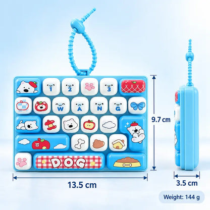 ⌨️ Cute Mini Keyboard Keychain – 4 Adorable Pastel Styles! 💕