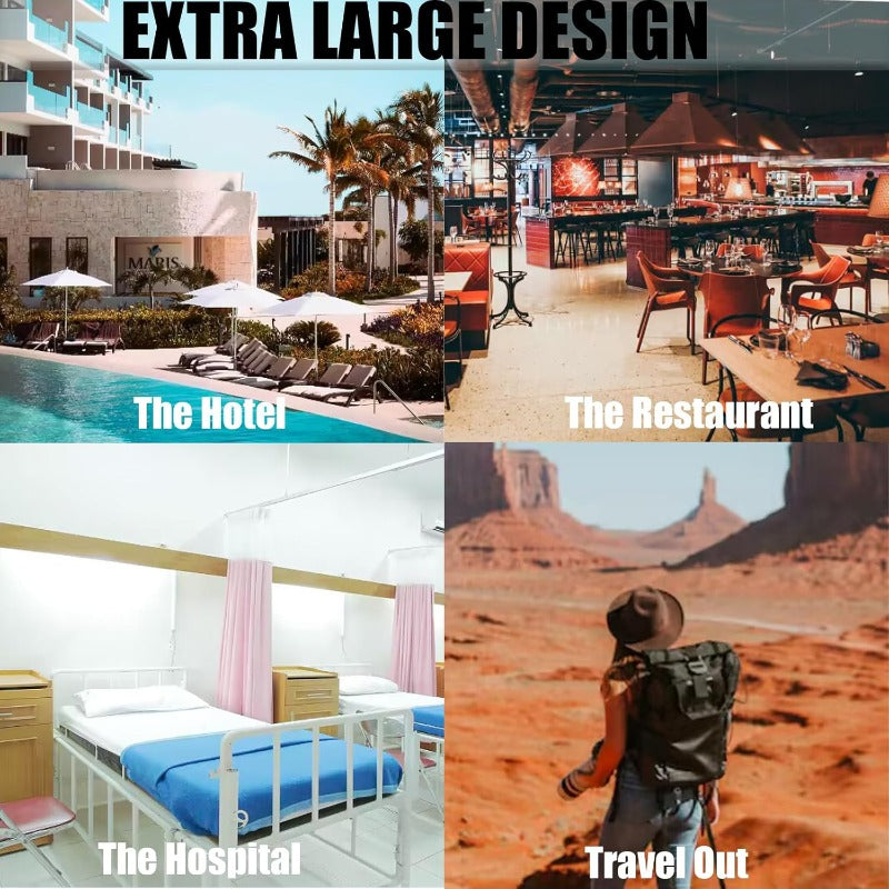 Extra-Large Disposable Toilet Seat Covers – Waterproof Travel Liners