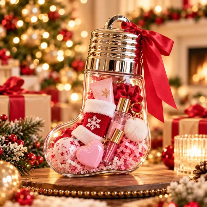🎄 DIY Christmas Bell Gift Box – Clear Fill-Your-Own Container for Personalized Holiday Surprises 🎁