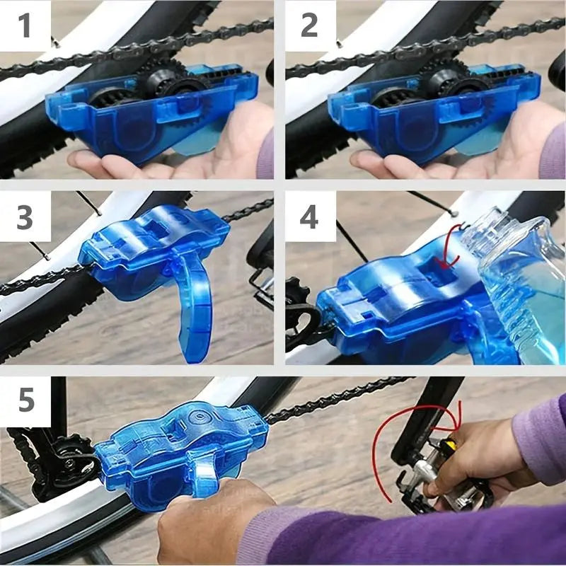 🚴 Clean Your Bike Chain Faster – Portable Chain Cleaning Tool