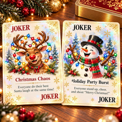 🃏🎅 Christmas Holiday Cheer Playing Cards - Make Your Christmas Game Night More Fun!