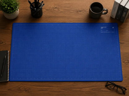 🖊️✨The Blueprint Deskmat Includes the Blueprint Marker💻A Double-Sided Deskmat to Draw, Erase & Redraw As Needed