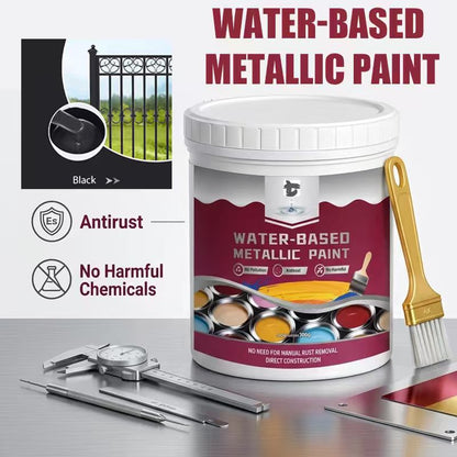 ✨ All-in-One Rust Converter Metallic Paint – Restore & Protect Metal