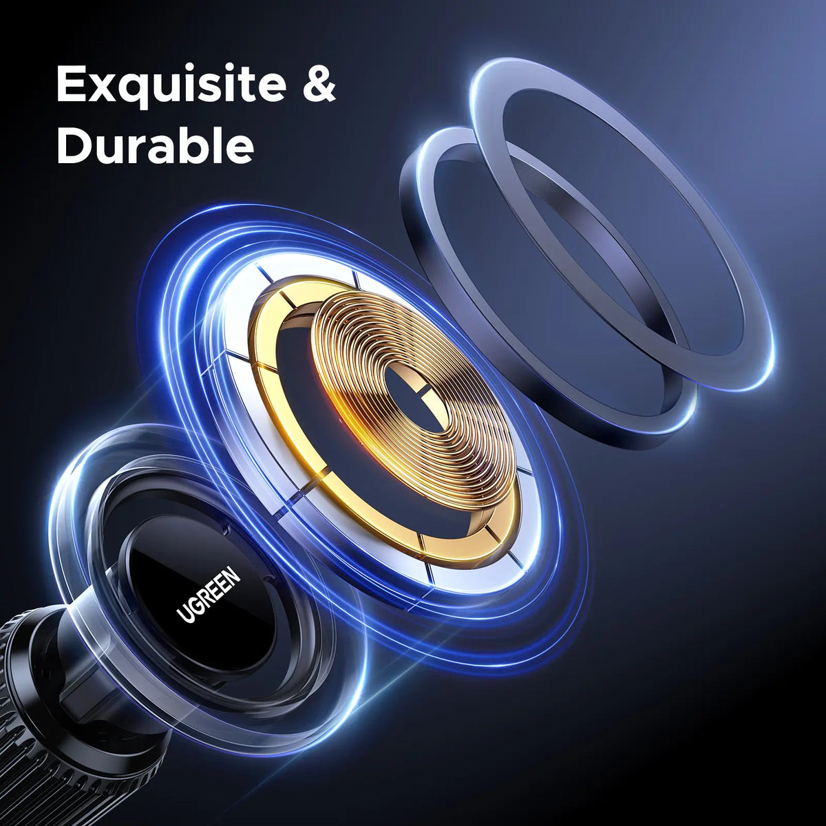Magnetic phone holder, compatible with iPhone 17, 16, 15, 14, 13, and 12 Pro Max