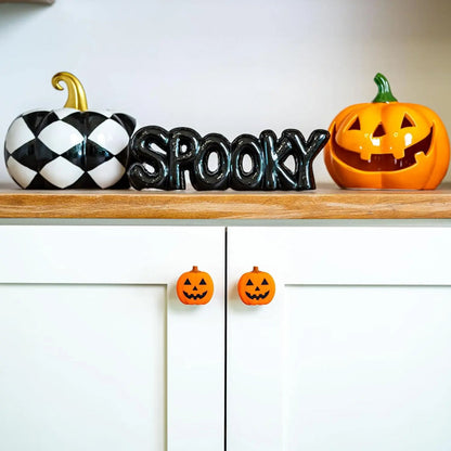 Holiday Decorative Knob Covers 🎃🍬 – Pumpkin & Peppermint Sets