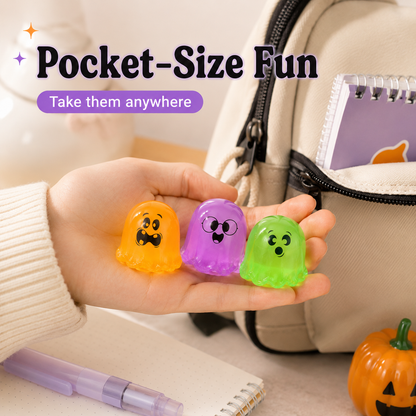 👻 Spooky Slime Ghost Squishy™ – Soft, Satisfying Halloween Fidget Toy 🎃