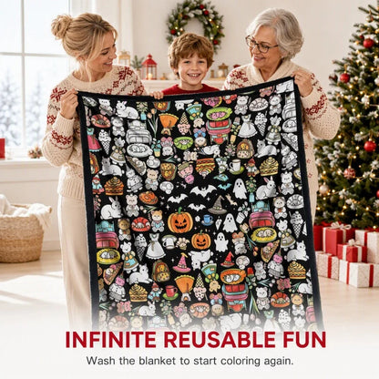 ✨Last Day 49% OFF🎨Family DIY Coloring Blanket for All Ages🎁Perfect Gift For Family & Friends