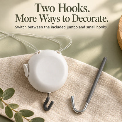 🌿 Adjustable Door Wreath Hanger | No Nails, No Adhesive