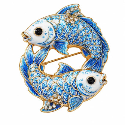 ♈ Luxury Zodiac Enamel Brooch – Colorful Astrology Lapel Pin for Blazers, Coats & Gifts