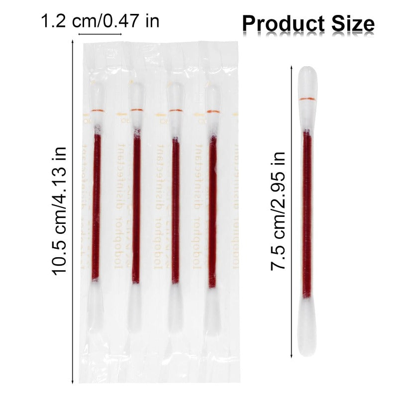 Snap-Activated Iodophor Swabs – Pre-Filled Portable Applicators