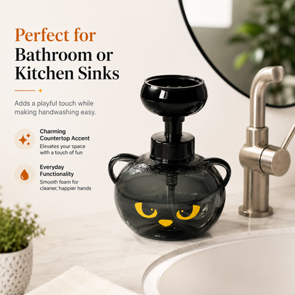 🐾 Spooky Cat Paw-Foam Soap Dispenser 🎃