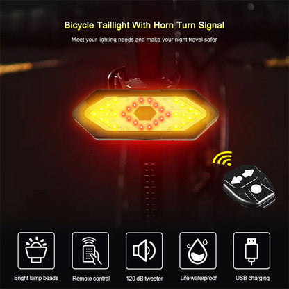 🚲 Wireless Bike Turn Signal Light + Horn