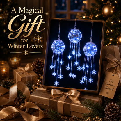 ❄️Icy Glow Hanging Ornament™ — Crystal Snowflake Christmas Décor