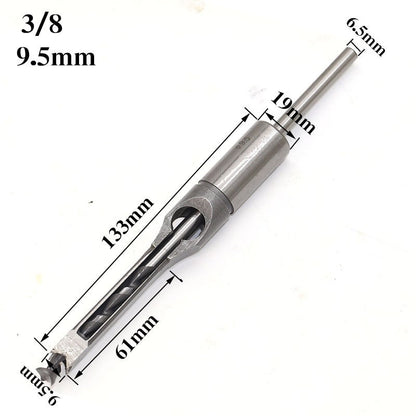 Square Hole Mortise Chisel Drill Bit for Woodworking