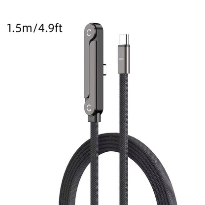 ⚡ USB-C Charging Cable with Built-In Phone Stand – Charge, Watch & Play