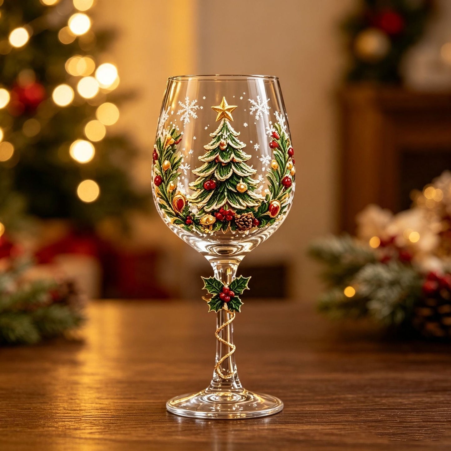 🎖️Christmas Wine Glass Collection Gift Box Set – 6 Festive Designs