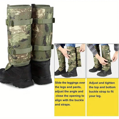 🐍 Snake-Resistant Outdoor Leg Gaiters – Protective Gear for Hiking, Hunting & Yard Work