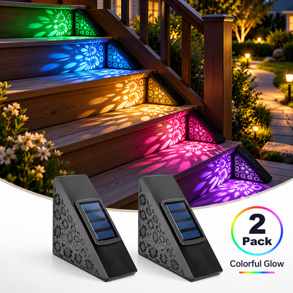 Hot sales 🔥2-Pack Solar Step Lights Outdoor