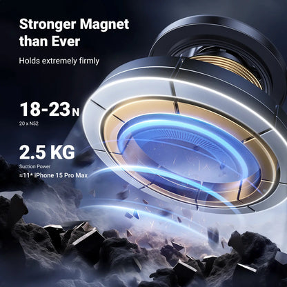 Magnetic phone holder, compatible with iPhone 17, 16, 15, 14, 13, and 12 Pro Max