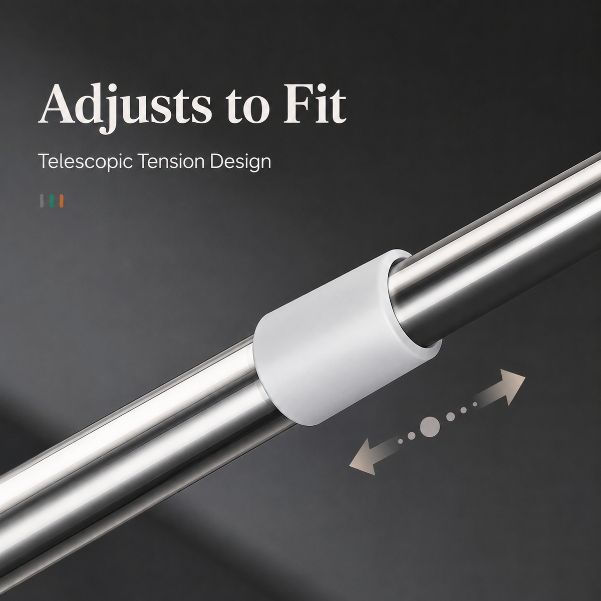 ⚡ Expandable Closet Rod – Punch-Free, Adjustable, No Drilling