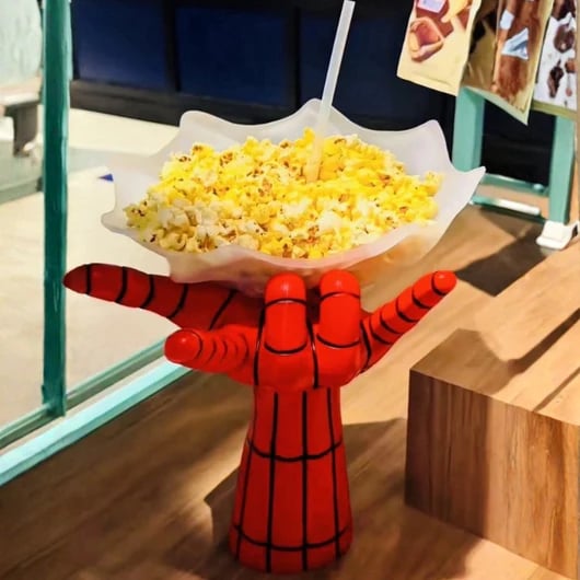 Spider-Man Web Hand Popcorn & Drink Combo Bucket 🕷️🍿