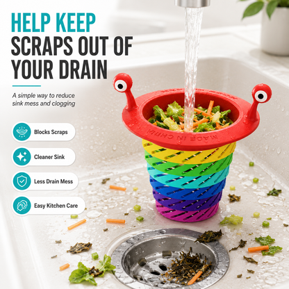 🌈Rainbow Monster Foldable Kitchen Sink Strainer-Catch Them With a Smile
