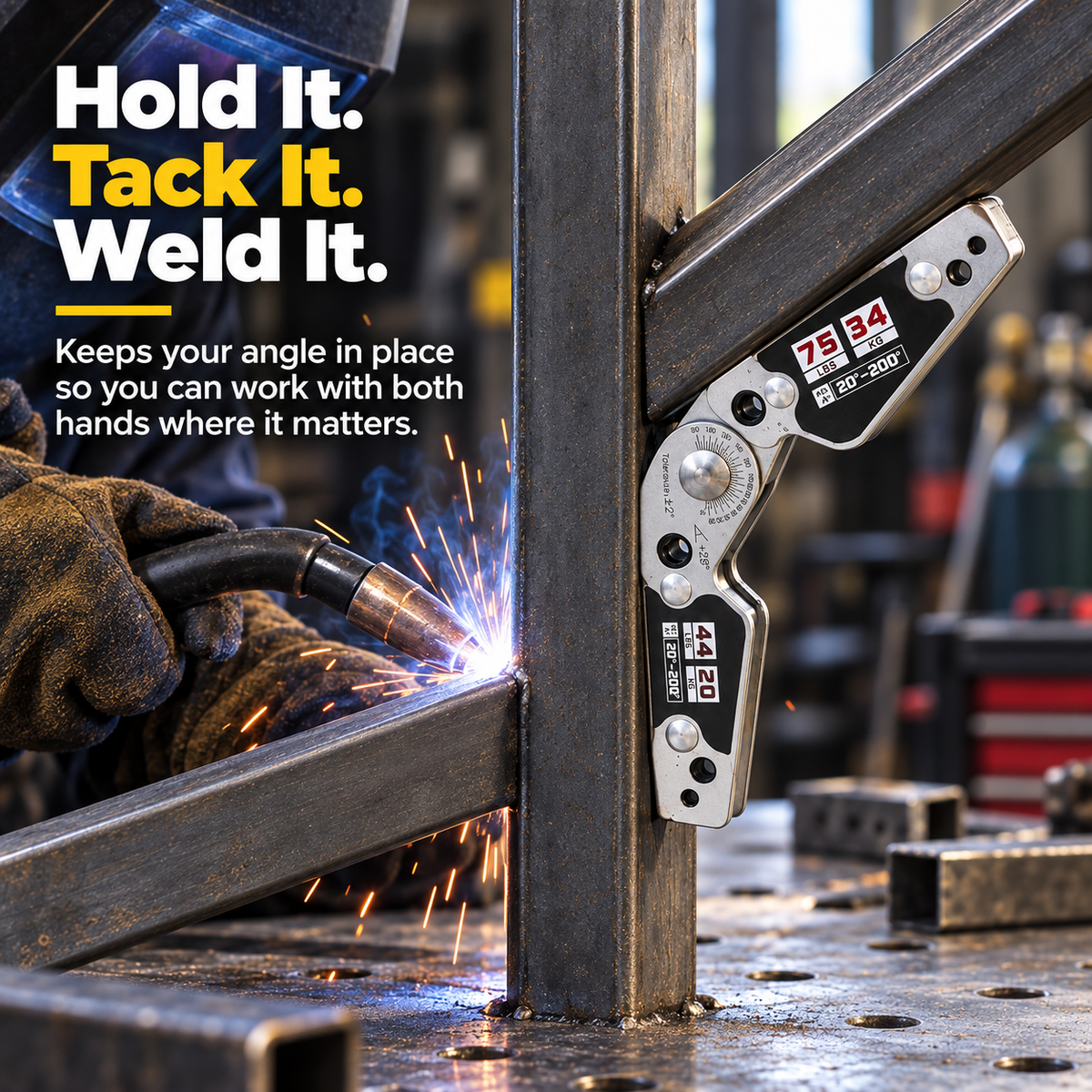 📐20°–200° Adjustable Magnetic Welding Angle Holder