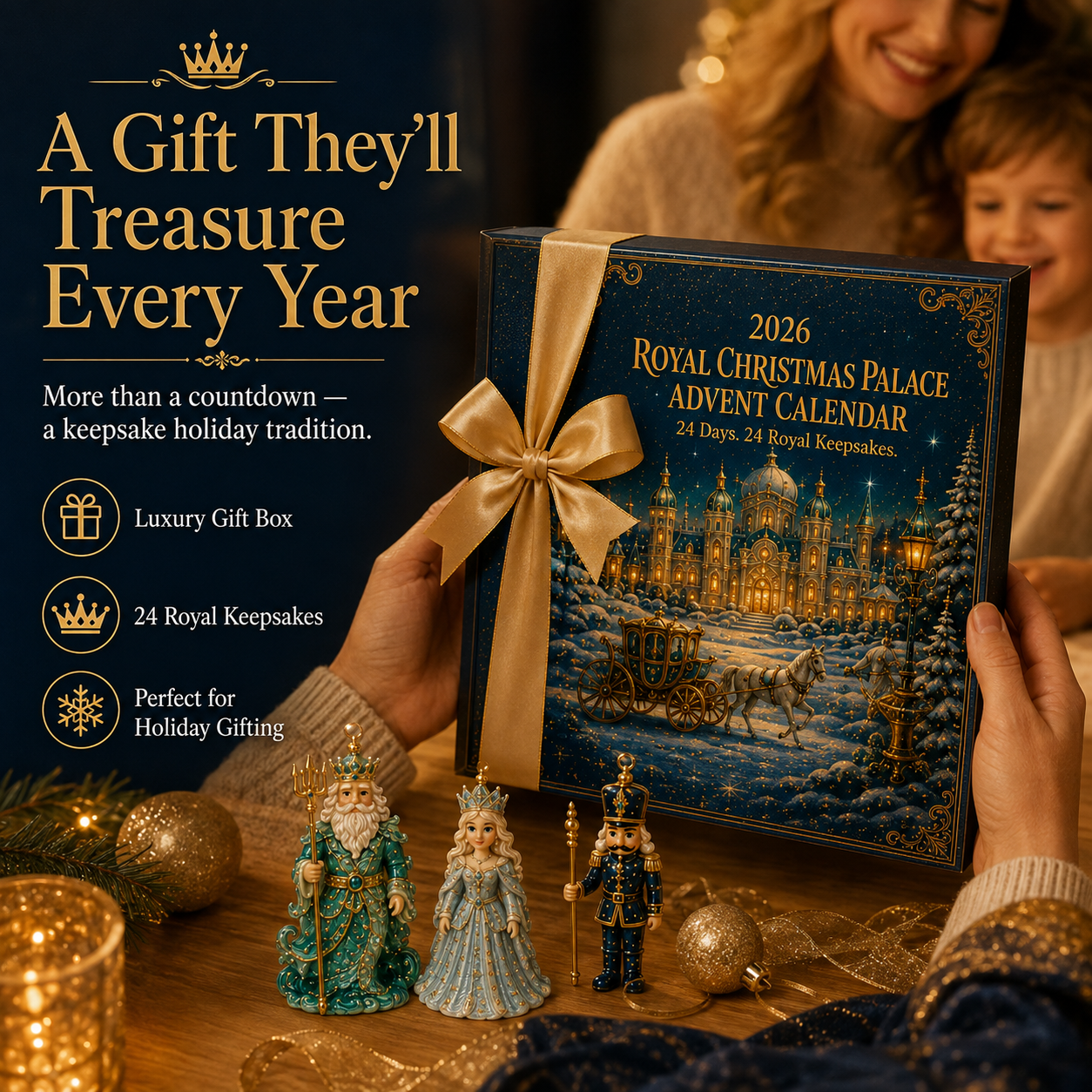 🔥2026 Royal Christmas Palace Luxury Countdown Gift Set