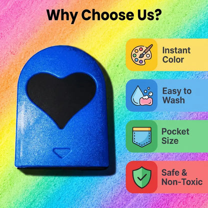 🌈Washable Temporary Hair Chalk Set - Portable, Non-toxic Hair Color Powder for Sports Events, Festivals, Cosplay campingessentials