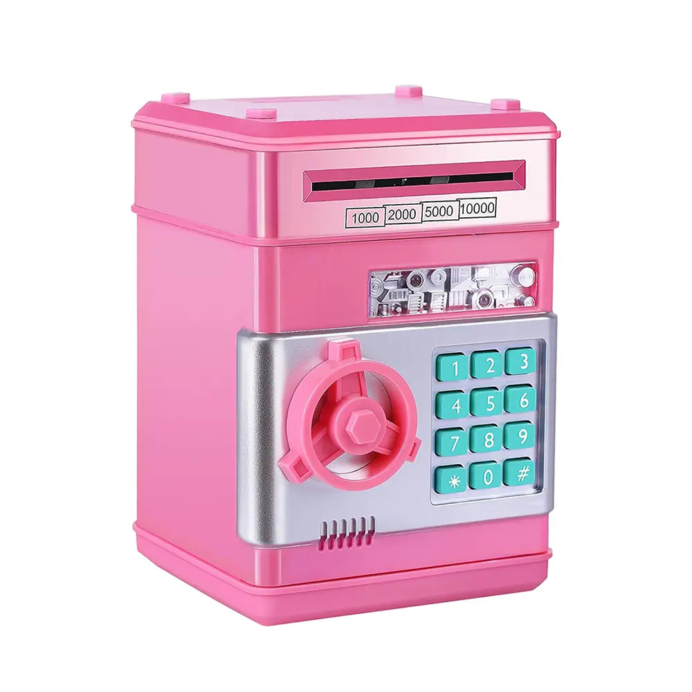 Electronic Password Piggy Bank for Kids with Automatic Bill Intake