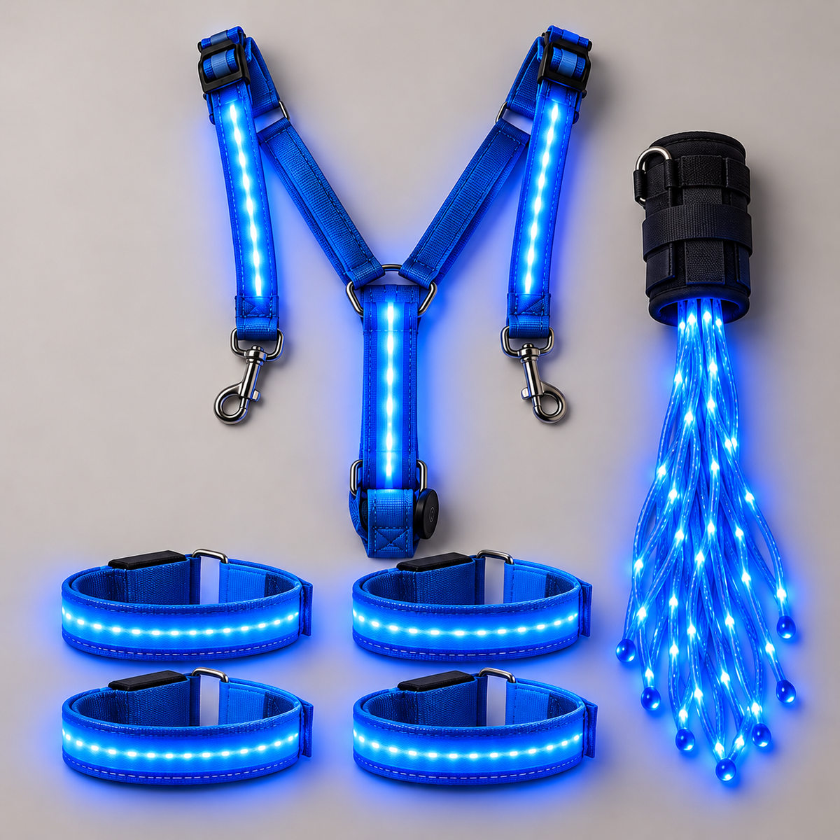 🔥Last Day 50%❤️🐎 LED Horse Night Riding Lights – Full-Body Glow Kit with Enhanced Visibility & 12 Lighting Modes