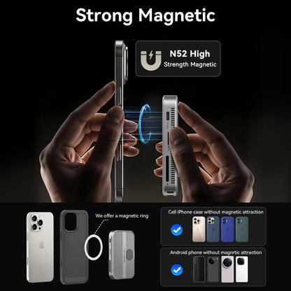Acasis 10Gbps Magnetic Docking Station & SSD Enclosure for iPhone 17/16/15 Series