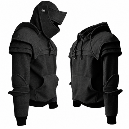 ⚔️ Become the Knight™ Armor-Inspired Hoodie – Medieval Fantasy Style for Everyday Wear