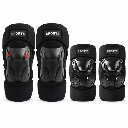 Hard-Shell Knee & Elbow Pad Set – Gear Up for Every Ride