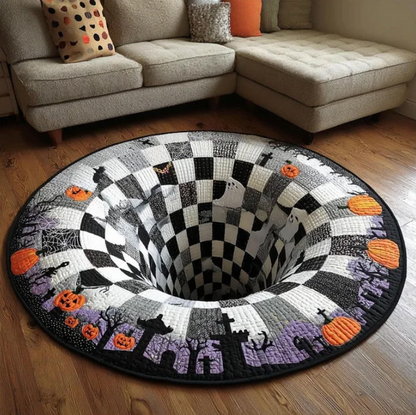 💀 Skeleton Portal Rug – Make Guests Look Twice This Halloween