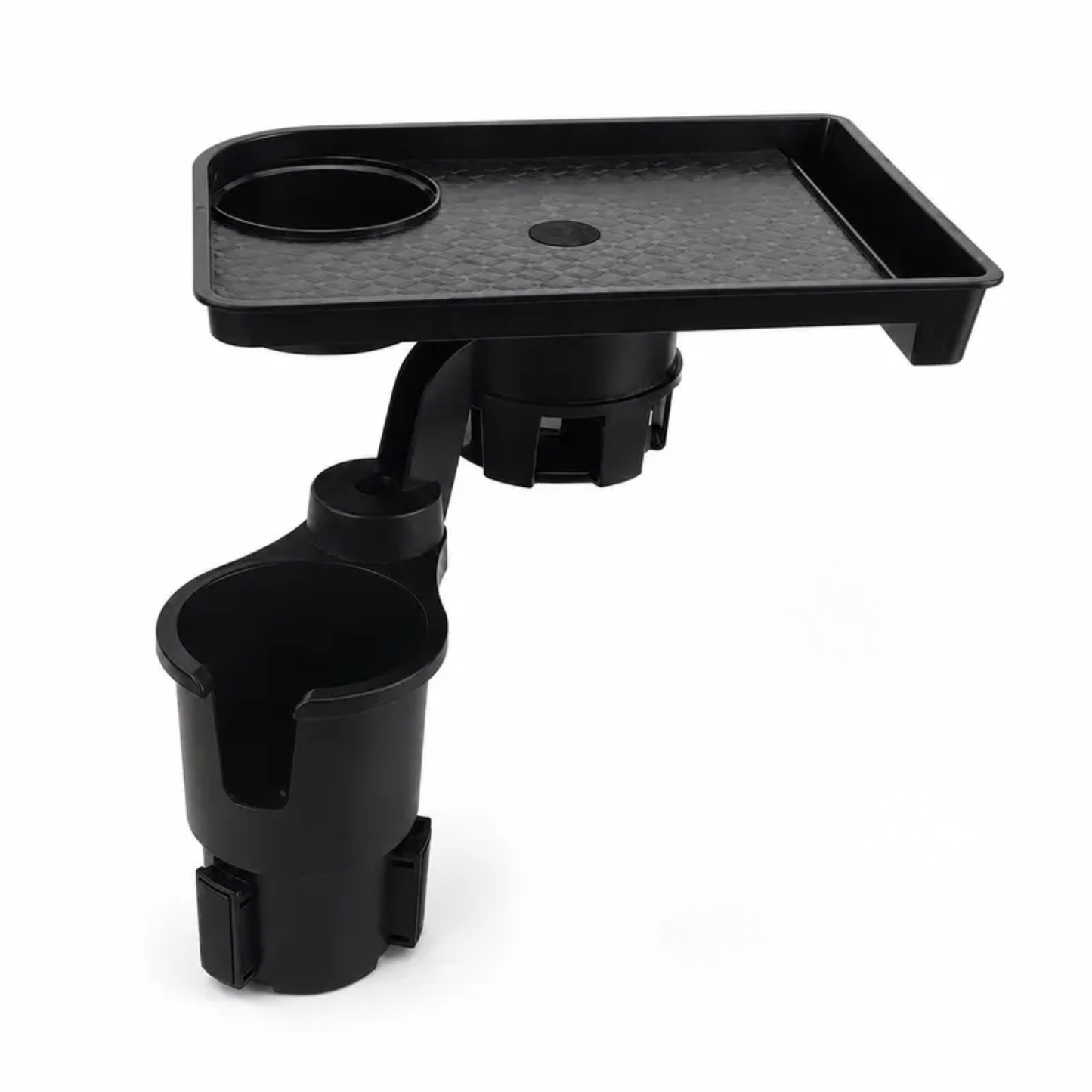 360° Rotating Car Cup Holder Tray Table – Eat, Sip & Stay Organized