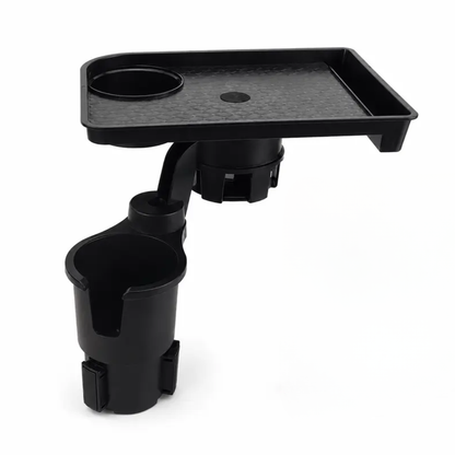 360° Rotating Car Cup Holder Tray Table – Eat, Sip & Stay Organized