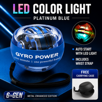 Platinum Blue+Wrist Strap+Case